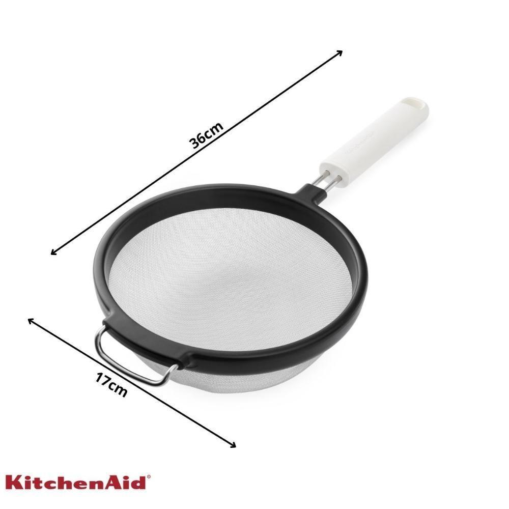 Peneira Em Aço Inox Coar Polvilhar Cozinha Branca Kitchenaid - 4