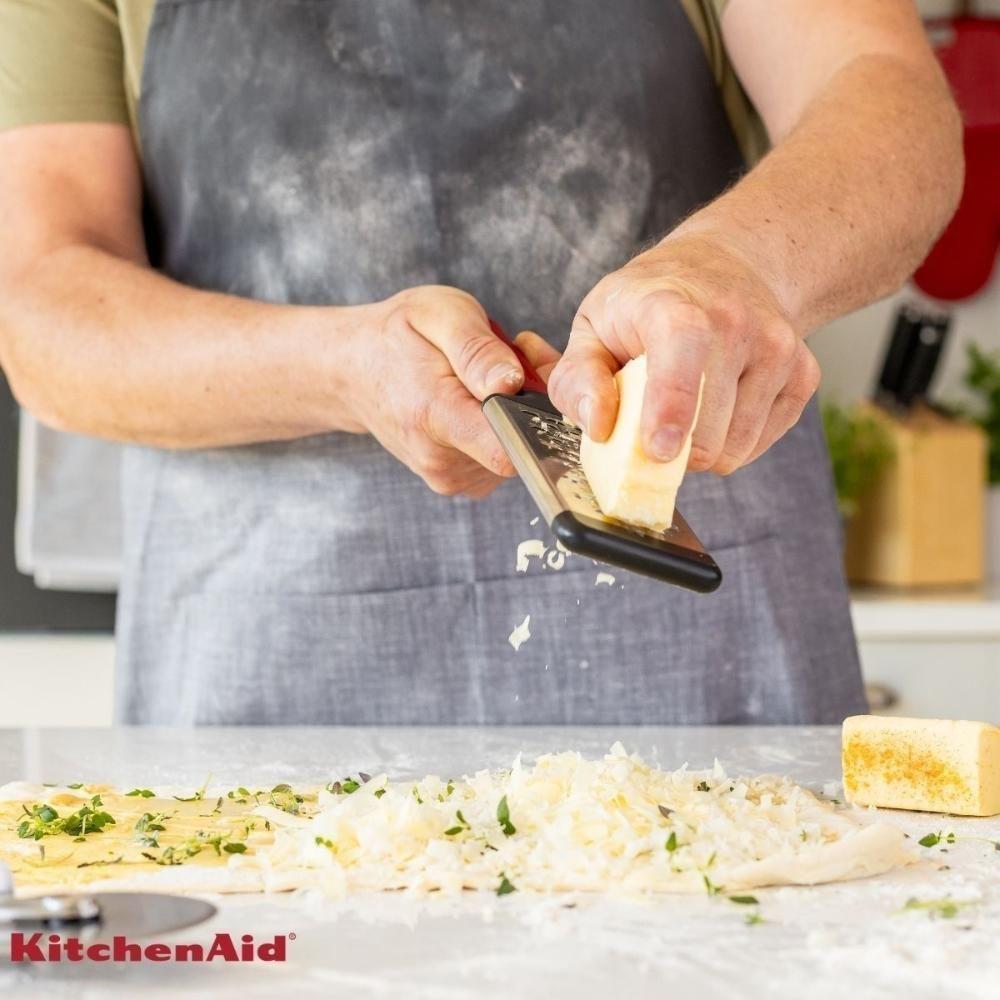 Jogo Ralador Fino E Grosso Queijo Raspas Vermelho Kitchenaid - 7