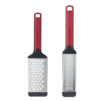 Jogo Ralador Fino E Grosso Queijo Raspas Vermelho Kitchenaid - 1