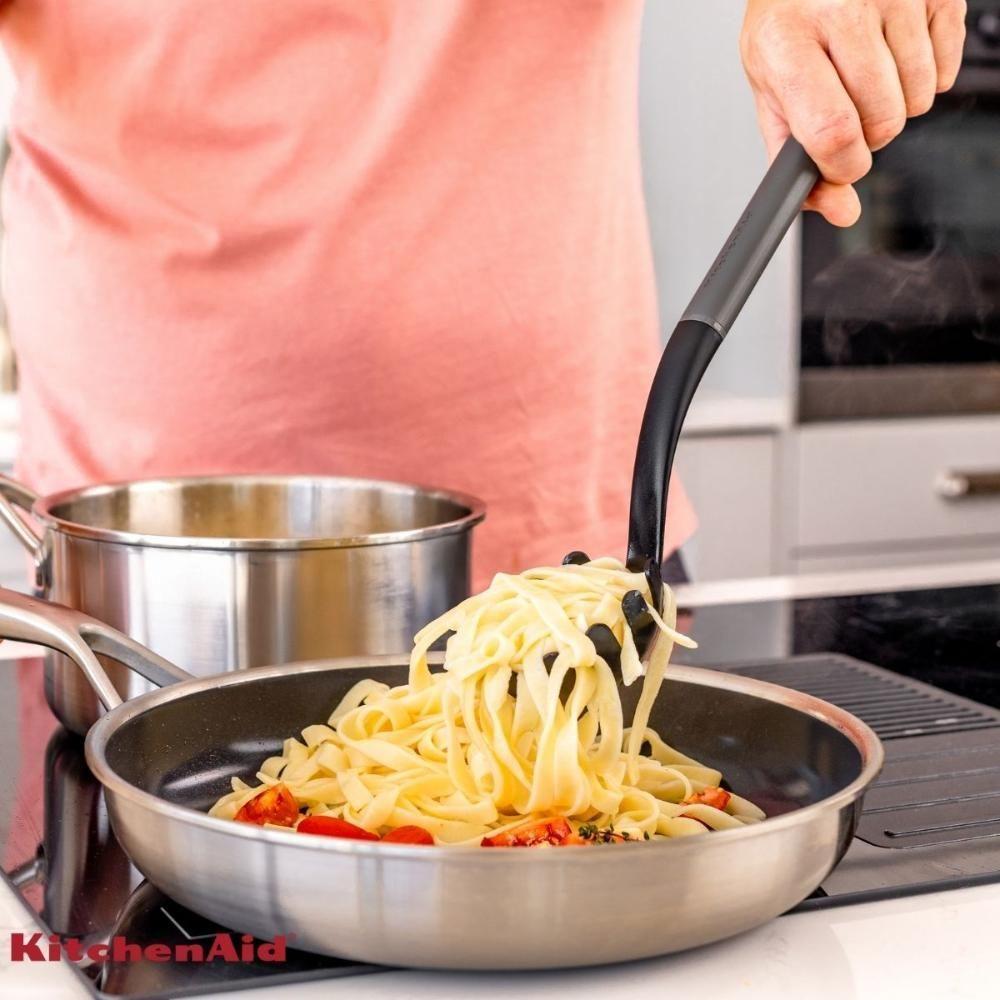 Pegador Colher Para Massa Macarrão Multiuso Cinza Kitchenaid - 3