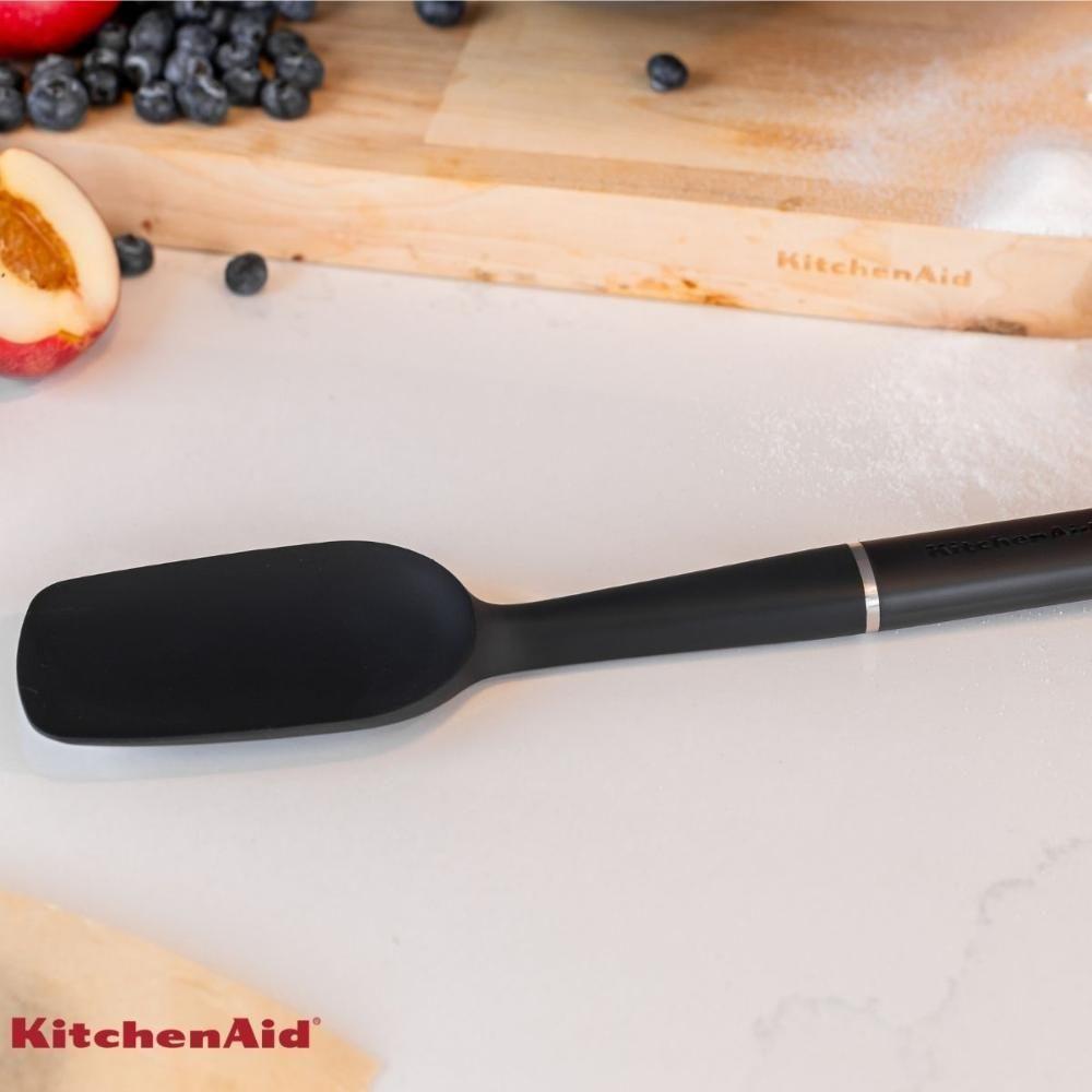 Espátula Clássica Em Silicone Confeitaria Preta Kitchenaid - 7
