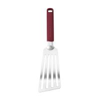 Espátula Flexível Perfurada 32cm Em Inox Vermelho Kitchenaid - 1