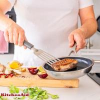 Espátula Flexível Perfurada 32cm Em Inox Cinza Kitchenaid - 6