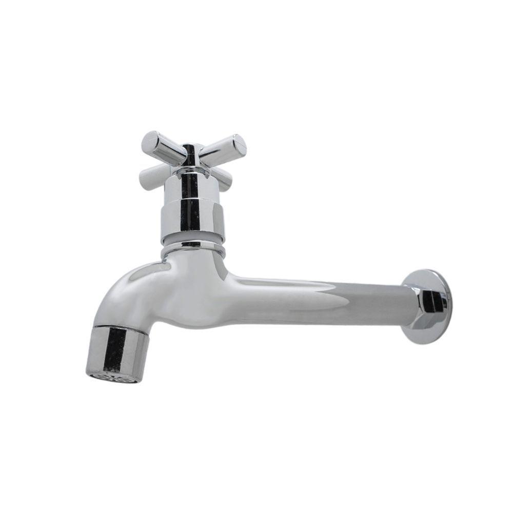 Torneira Pia Tanque Cozinha Parede Arejador Cromado Luxo 1/4 - 1