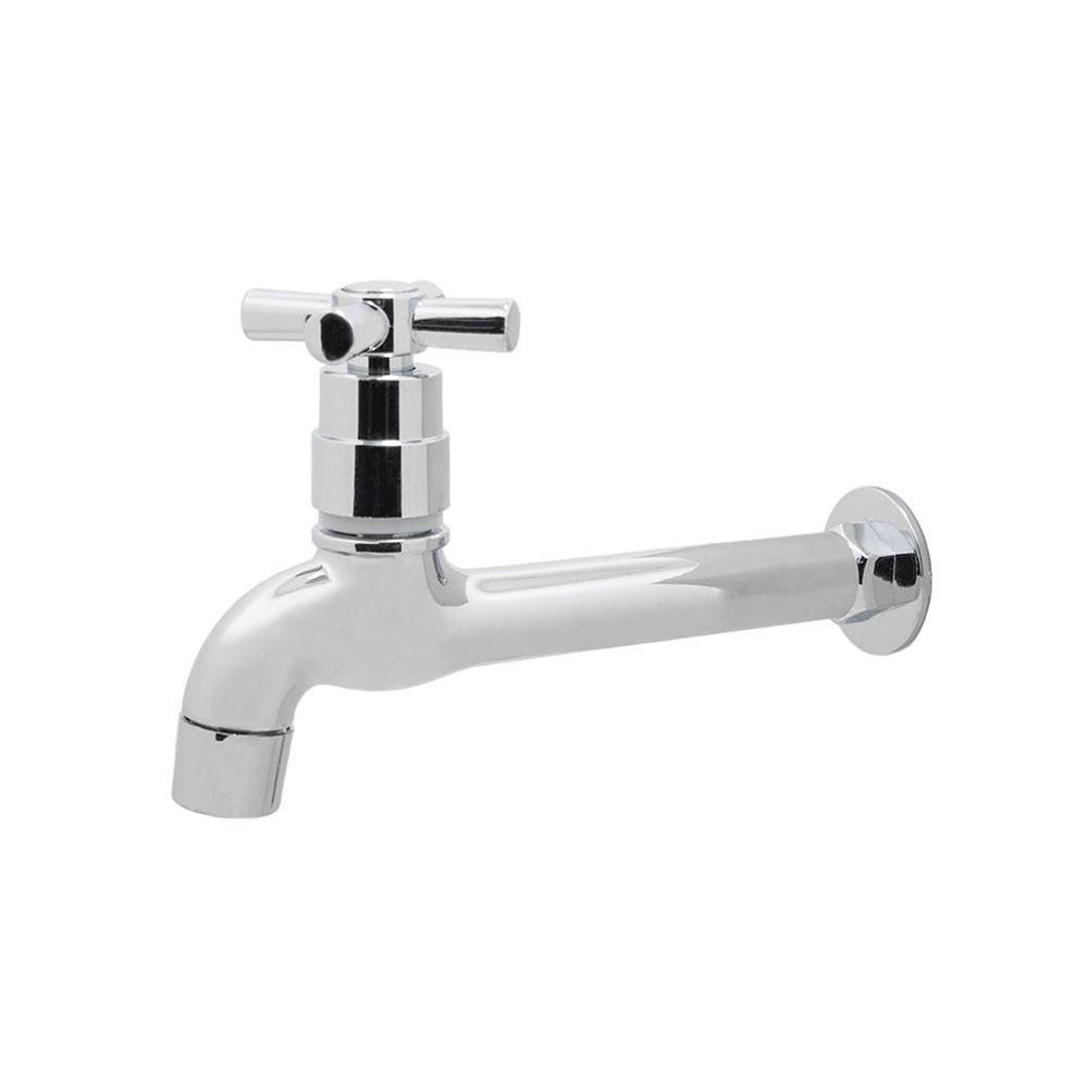 Torneira Pia Tanque Cozinha Parede Arejador Cromado Luxo 1/4 - 6