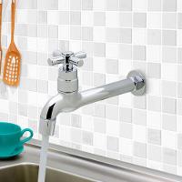 Torneira Pia Tanque Cozinha Parede Arejador Cromado Luxo 1/4 - 2