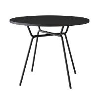 Mesa De Jantar Redonda Soho 90cm Preto Tx - Est.preta - 4