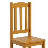 Kit 2 Cadeiras Em Madeira Maciça Reforçada Diamante - Mel Sem Estofado - 5