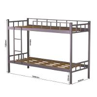 Beliche Reforçada De Aço Com Escada Para Quarto - Cinza - 4