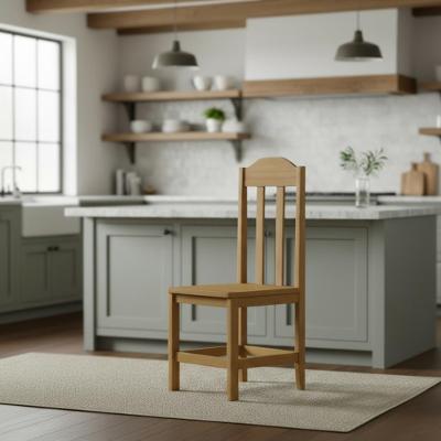 Kit Com 2 Cadeiras De Jantar Madeira Maciça Safira - Imbuia Sem Estofado