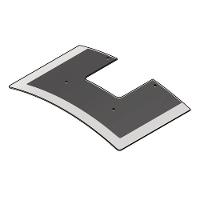 Vidro Curvo Para Coifa De Parede 60Cm - 1