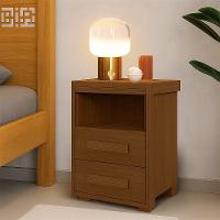 Kit 2 Mesas De Cabeceira Pés Madeira 2 Gavs Tóquio 100% Mdf Legno - 5