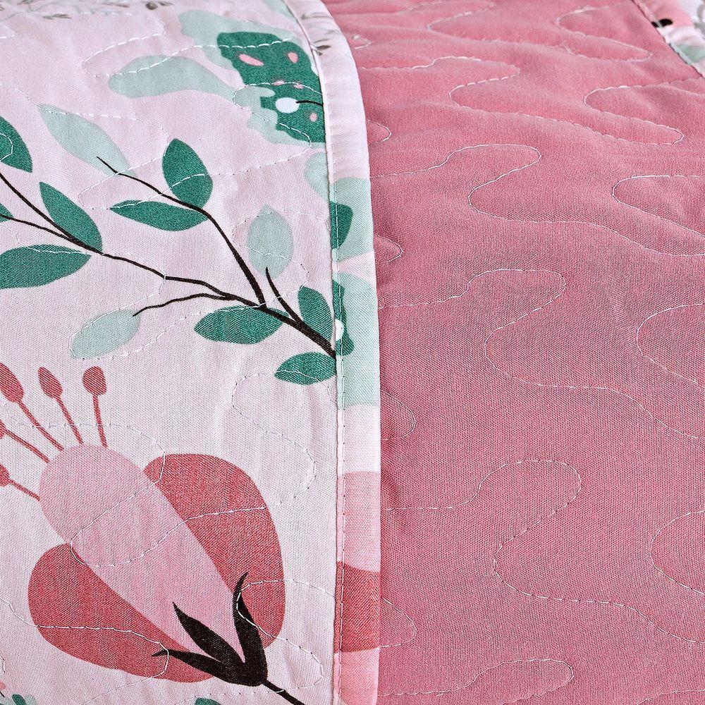 Kit Cobre Leito Solteiro Botanical Micropercal 200 Fios 5 Peças - 4