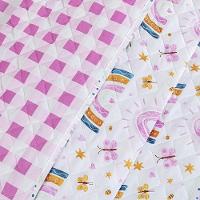 Kit Cobre Leito Solteiro Infantil Arco-íris 4 Peças Micropercal 200 Fios