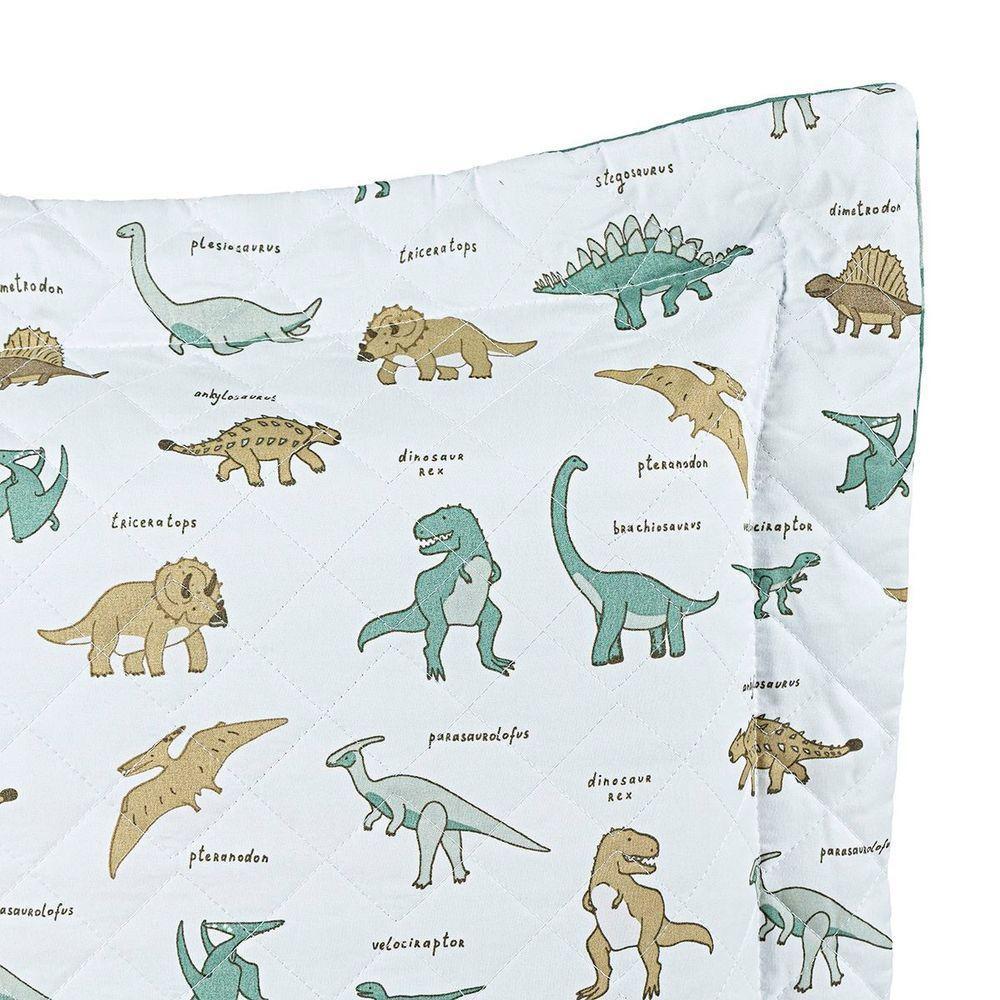 Kit Cobre Leito Solteiro Infantil Dinossauros 4 Peças Micropercal 200 Fios - 3