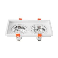 Spot De Embutir Recuado Nordecor Loyo Para 2 Lâmpadas Ar70 Gu10 Branco - 1