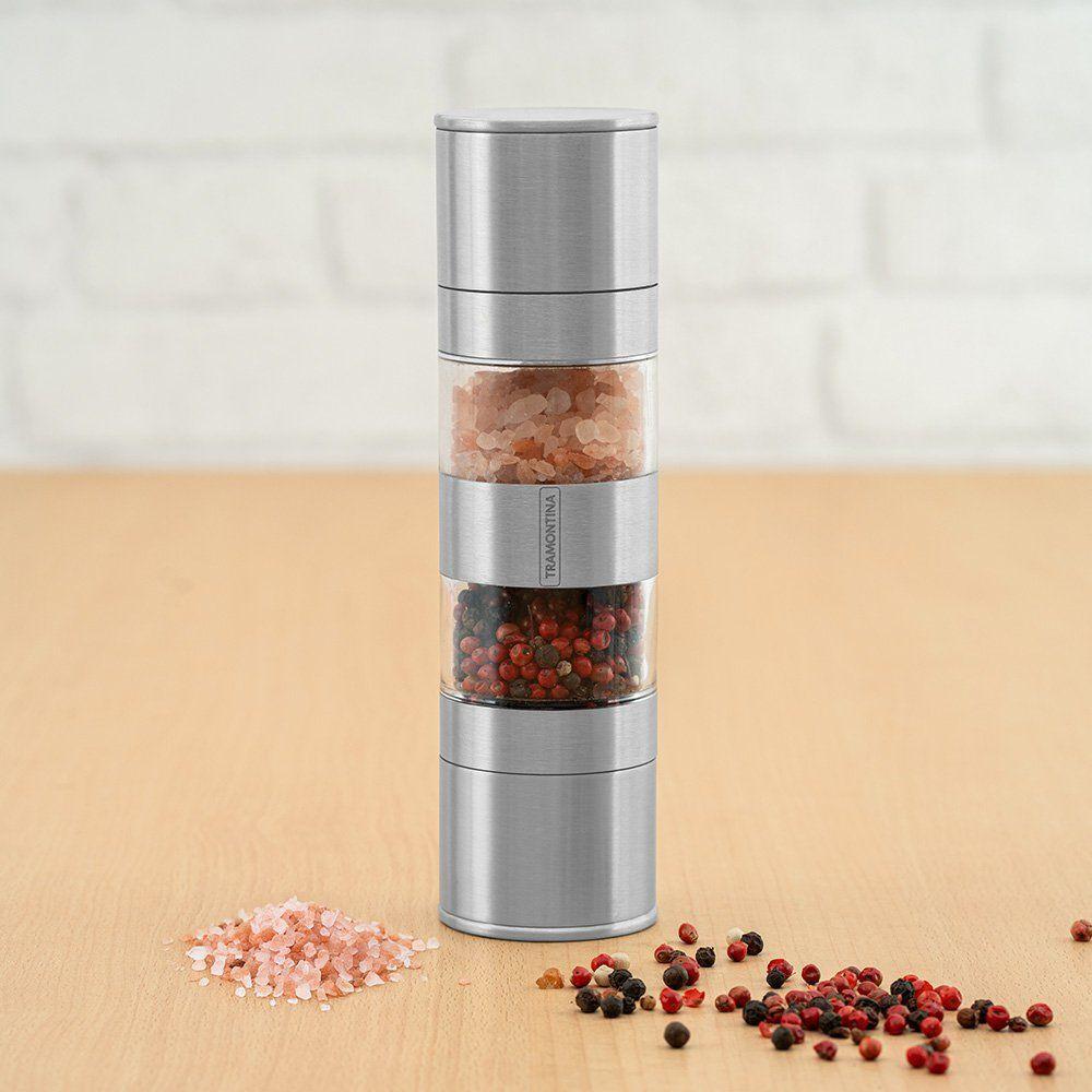 Moedor Duplo De Sal E Pimenta Tramontina Realce 61655000 Inox - 3