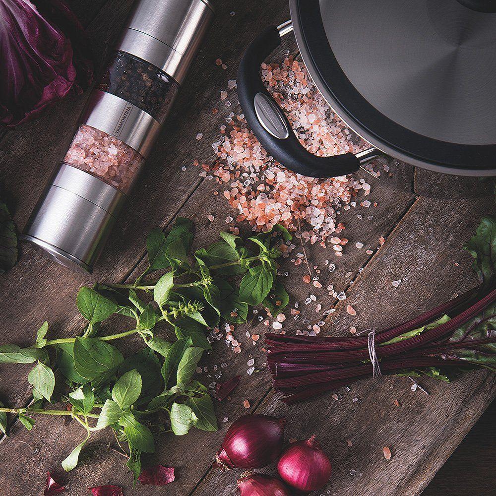 Moedor Duplo De Sal E Pimenta Tramontina Realce 61655000 Inox - 4