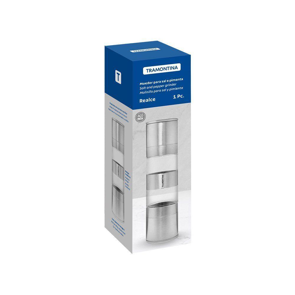 Moedor Duplo De Sal E Pimenta Tramontina Realce 61655000 Inox - 5