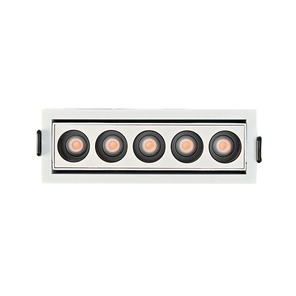 Spot De Embutir Nordecor Downlight Powerus Led Direcionável Alto Irc 90 10w Bivolt Branco 3000k - 3