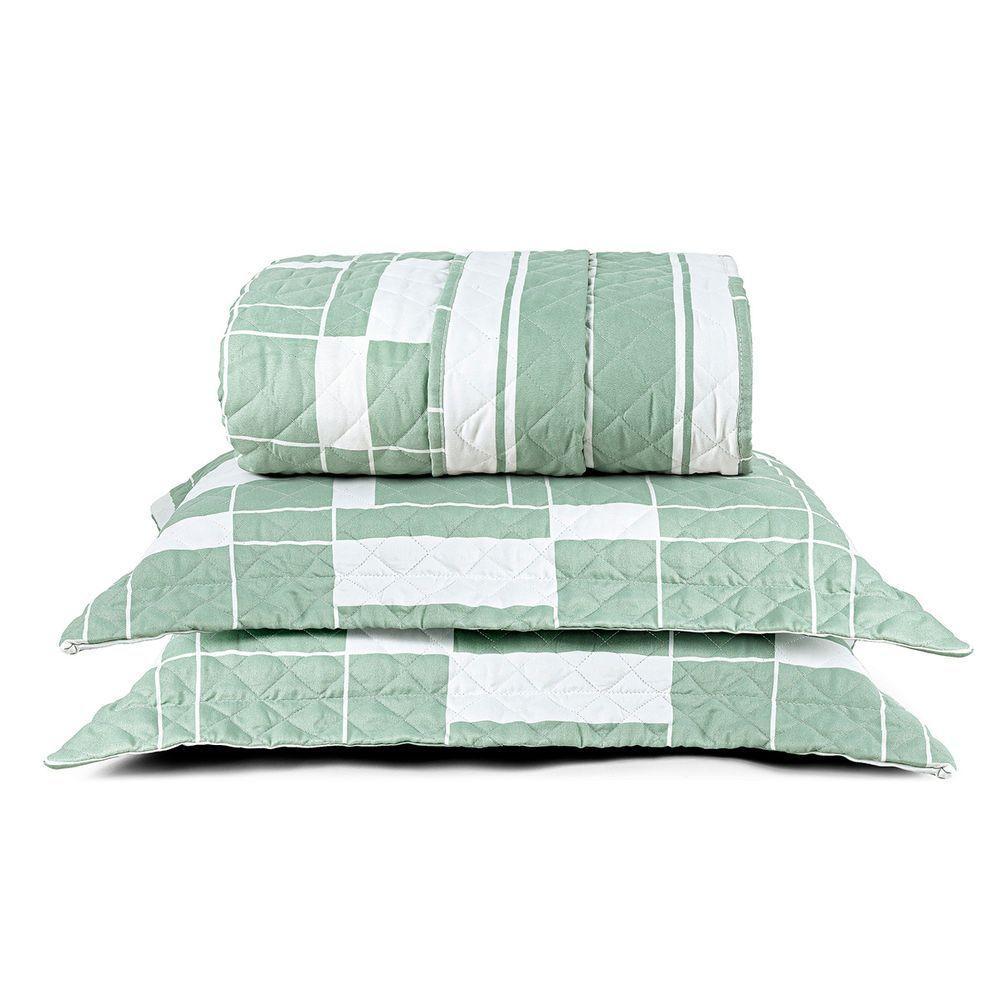 Cobre Leito Casal Dupla Face Sublime 400 Fios Micropercal Estampa Adria - 2