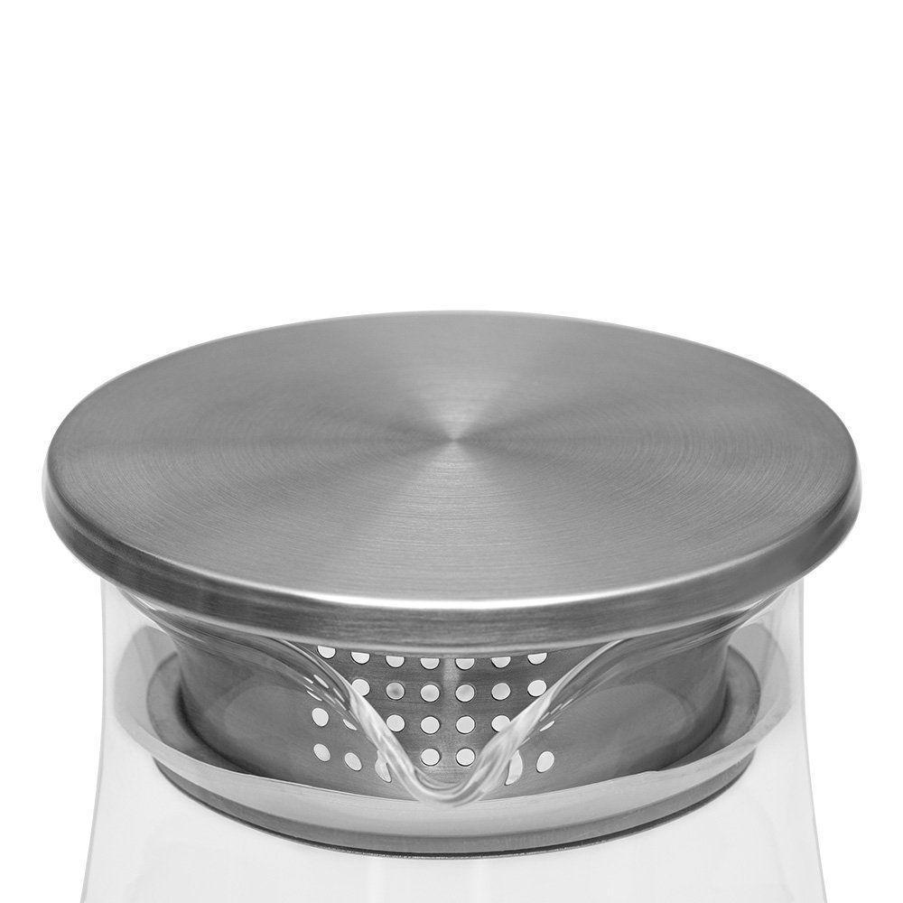 Jarra De Vidro Borossilicato Tramontina 61227680 1,8l Com Tampa Em Aço Inox - 3