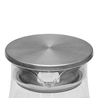 Jarra De Vidro Borossilicato Tramontina 61227680 1,8l Com Tampa Em Aço Inox - 2