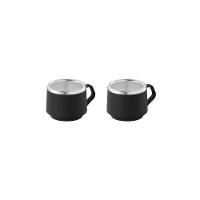 Conjunto 2 Xícaras Para Café Tramontina 64760303 80ml Preto - 1