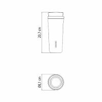 Copo Térmico Tramontina 6164948 460ml Com Bocal 360° Preto - 10