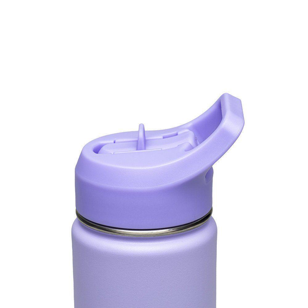 Garrafa Térmica Tramontina 6164965 650ml Com Canudo Lilás - 4