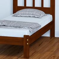 Cama De Solteiro Madeira Maciça Castanho Perola Repleta - 3