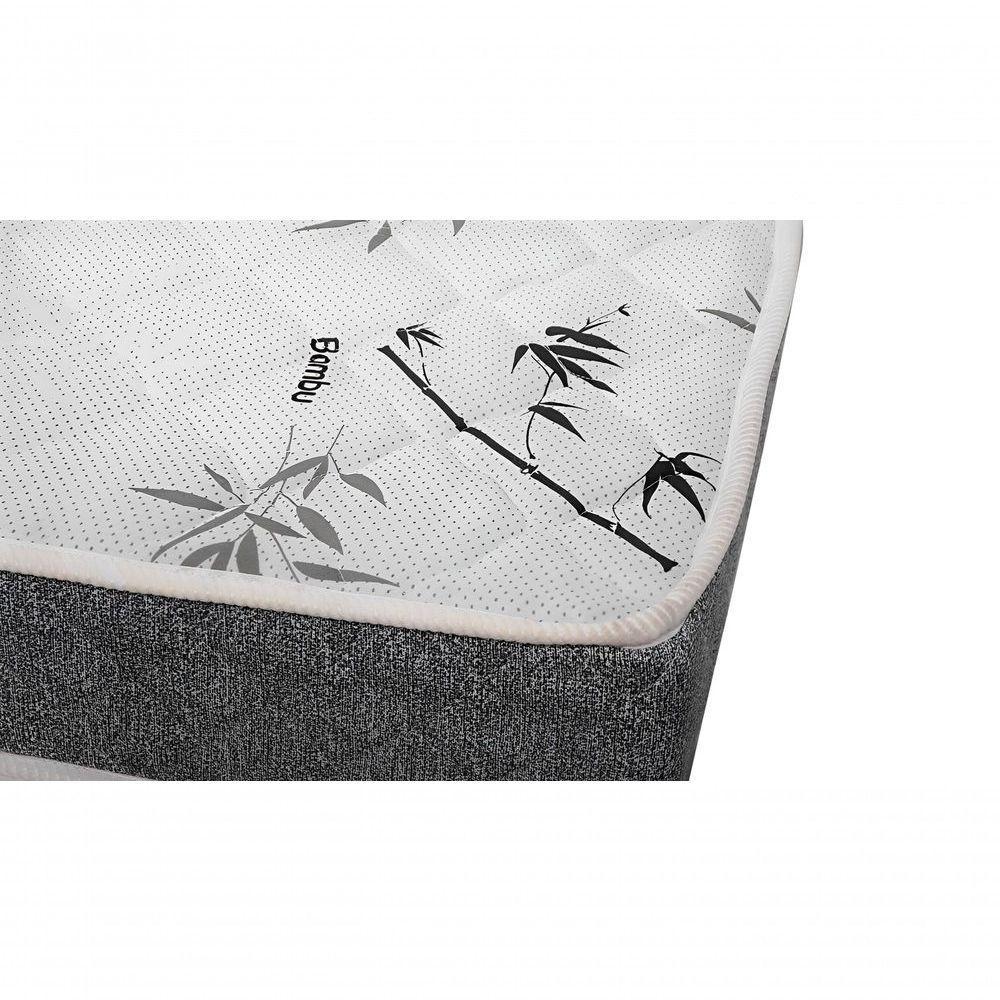 Colchão Viúva 128 Miller - 100% Espuma - D33 Cinza 14x128x188 - 3