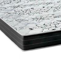 Cama Box Baú Casal 138 Tecido Sintético Branco Com Colchão De Espuma Semi Ortopédica Extra Firme Cinza 80kg - 3