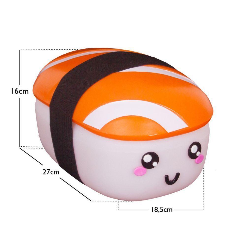 Luminária 3d Kawaii Sushi - Iluminação Decorativa Para Quarto E Escritório - 3