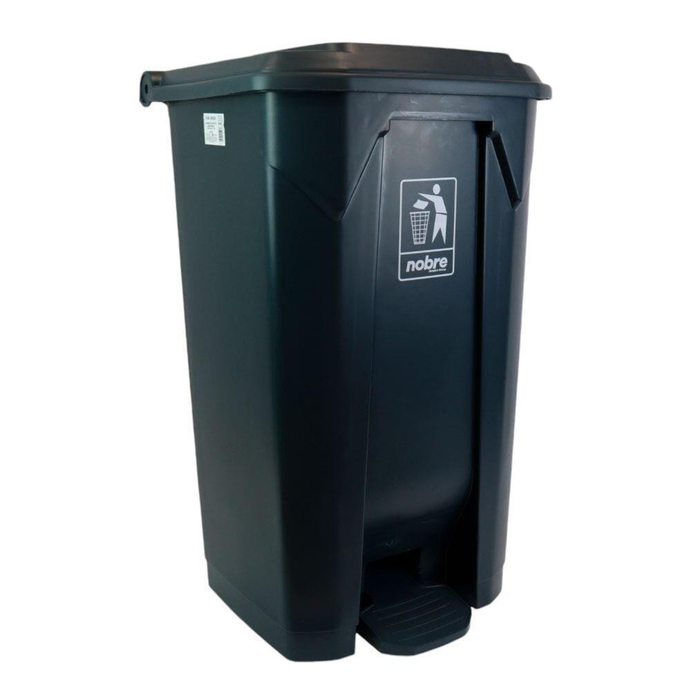 Lixeira Pedal 100l Para Ambientes Externos - Cinza Sofisticado E Prático - 4