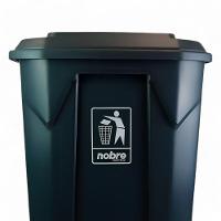 Lixeira Pedal 100l Para Ambientes Externos - Cinza Sofisticado E Prático - 2