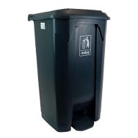 Lixeira Pedal 100l Para Ambientes Externos - Cinza Sofisticado E Prático - 4