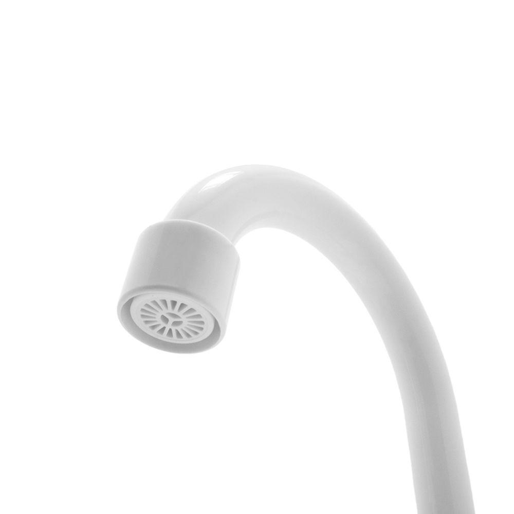 Torneira Pia Banheiro Lavatório Bica Móvel Bancada Branca - 5