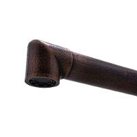 Torneira Pia Lavatório Banheiro Parede Industrial Rustico Rosé Cobre Velho Metal Luxo - 2