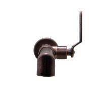 Torneira Pia Lavatório Banheiro Parede Industrial Rustico Rosé Cobre Velho Metal Luxo - 3