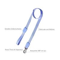 Coleira Violeta Com Mosquetão 360° - Tamanho G - Conforto E Estilo Para Passeios Seguros Com Seu Pet - 3