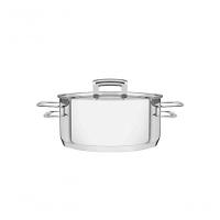 Caçarola Rasa Tramontina Brava 20cm Em Aço Inox - 1