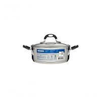 Caçarola Tramontina Rasa Astro Silicone Aço Inox Com Tampa De Vidro 16cm - 3