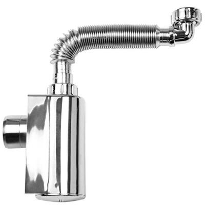 Sifão Copo Metalizado De Parede Para Lavatório 7-8xdn38 - 031703-41 - Blukit Sifao Copo Metaliz.parede P-lav.7-8xdn38