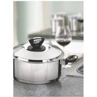 Caçarola Tramontina Solar Baquelite Rasa Em Aço Inox Fundo Triplo Com Tampa Alças De Baquelite 20 Cm Tramontina - 9