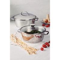 Caçarola Rasa Tramontina Allegra Em Aço Inox Com Fundo Triplo 24 Cm 4,2 L Tramontina - 2