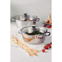 Caçarola Rasa Tramontina Allegra Em Aço Inox Com Fundo Triplo 24 Cm 4,2 L Tramontina - 3