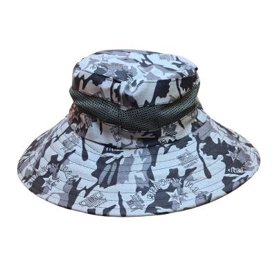 Chapéu Camuflado Australiano Canavieiro Respirável Protetor Solar Pesca Trilha Camping Verde