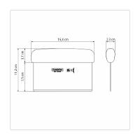 Raspador 4x6 Tramontina Profissional Com Lâmina Em Aço Inox E Cabo De Polipropileno Branco - 9