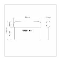 Raspador 4x6 Tramontina Profissional Com Lâmina Em Aço Inox E Cabo De Polipropileno Branco - 10